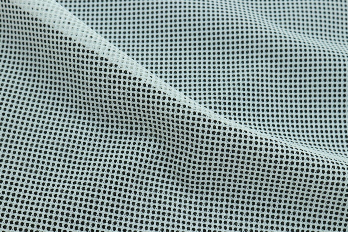 Close-up of open mesh fabric