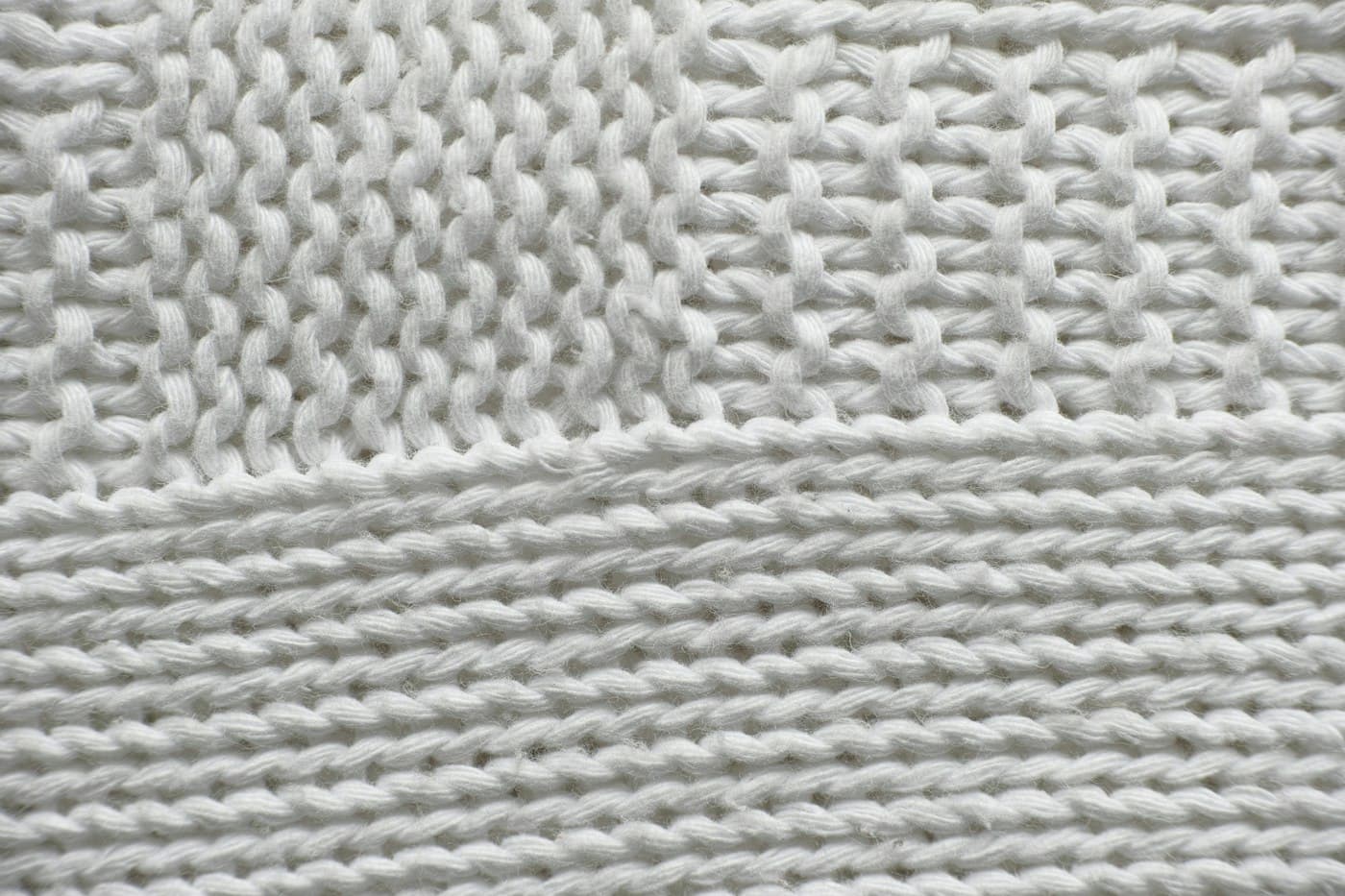 Close-up of a white woven textile